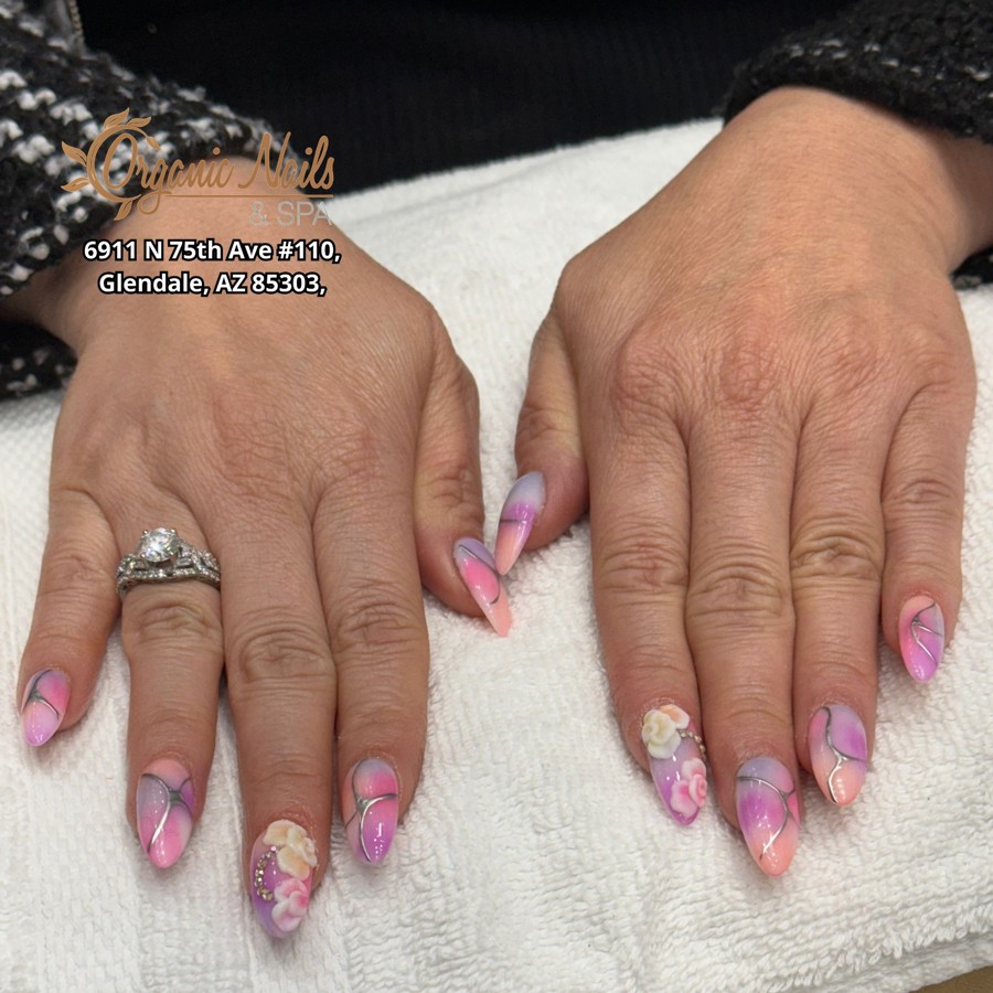 Organic Nails & Spa in Glendale, AZ 85303 | Nail Art Design